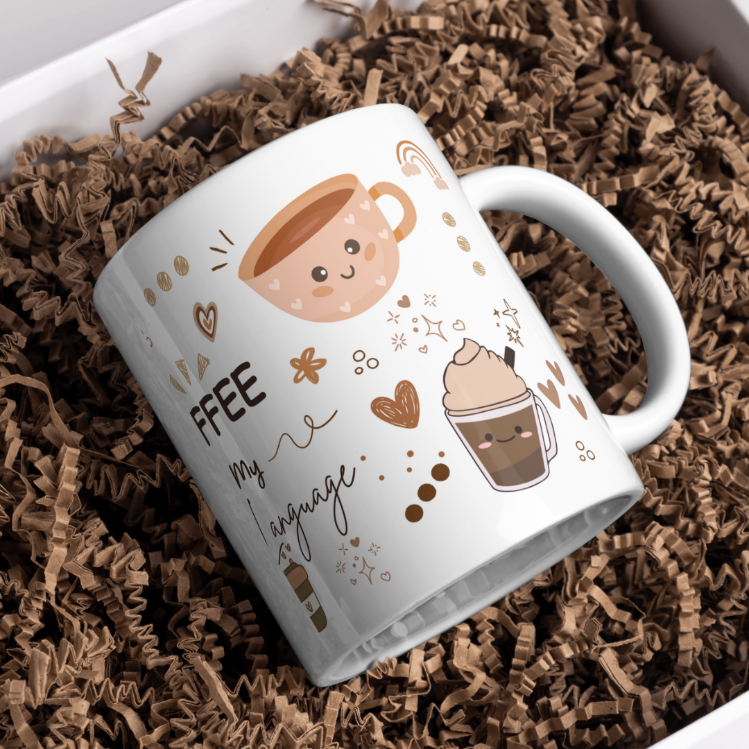 "Coffee Is My Love Language" 11oz Ceramic Mug