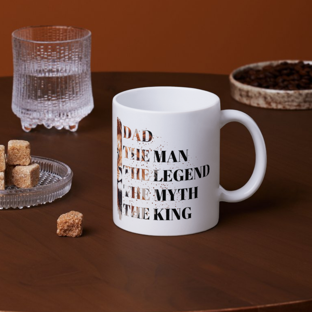 Best Dad Ever Quote Mug – 11oz Ceramic Coffee Cup
