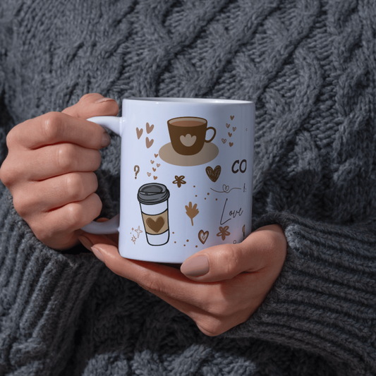 "Coffee Is My Love Language" 11oz Ceramic Mug