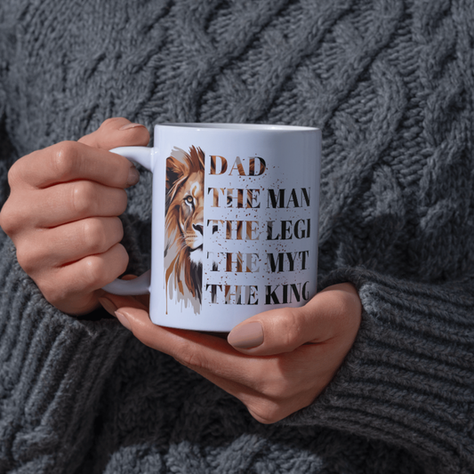 Best Dad Ever Quote Mug – 11oz Ceramic Coffee Cup