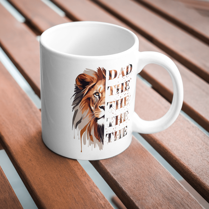 Best Dad Ever Quote Mug – 11oz Ceramic Coffee Cup